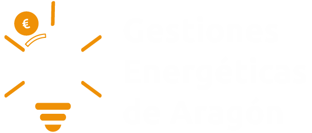 logotipo Gestiones Energéticas de Aragón